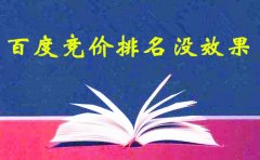 網(wǎng)絡(luò)推廣學(xué)習(xí):百度競(jìng)價(jià)排名沒效果怎么辦呢